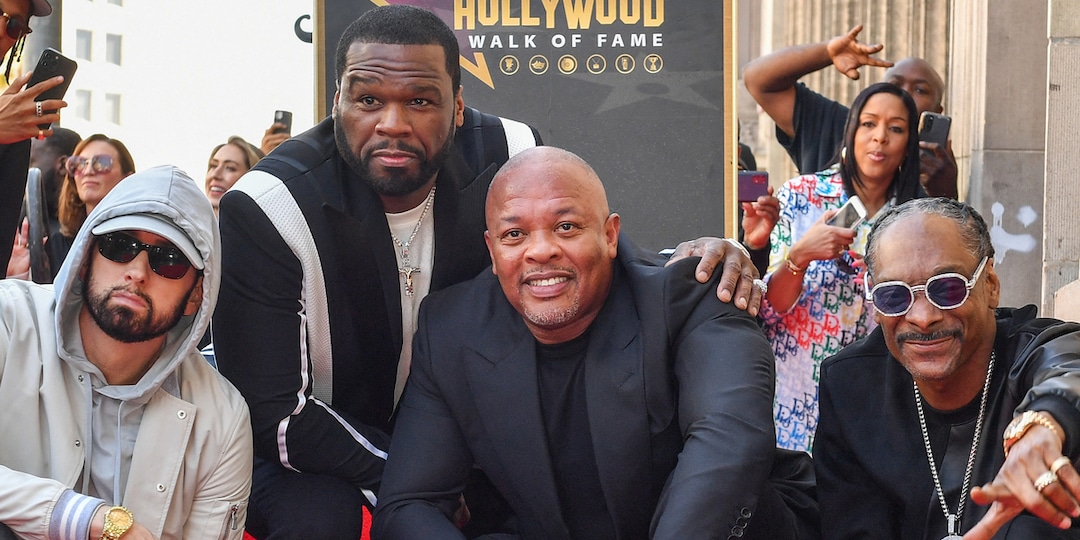 Eminem, Snoop Dogg & 50 Cent Support Dr. Dre at Walk of Fame Ceremony
