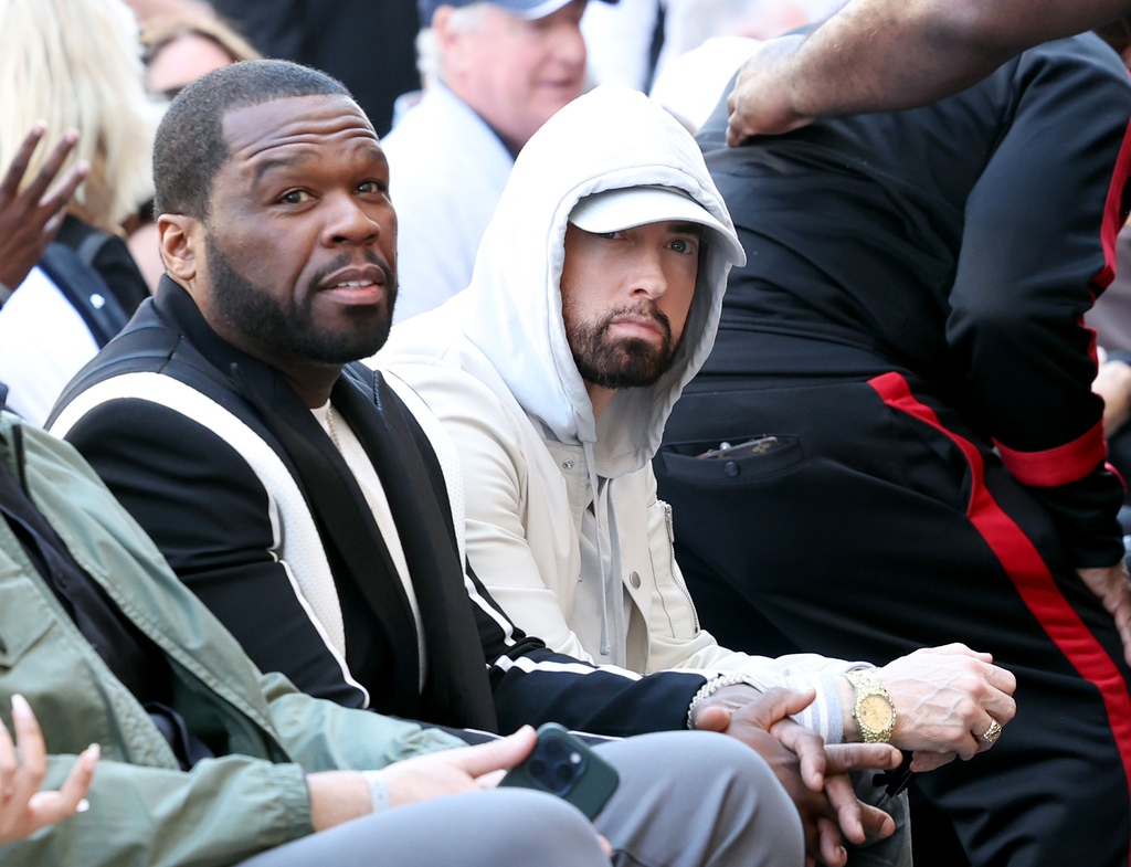 Eminem, 50 Cent & Snoop Dogg Reunite at Dr. Dre's Hollywood Walk of Fame Ceremony