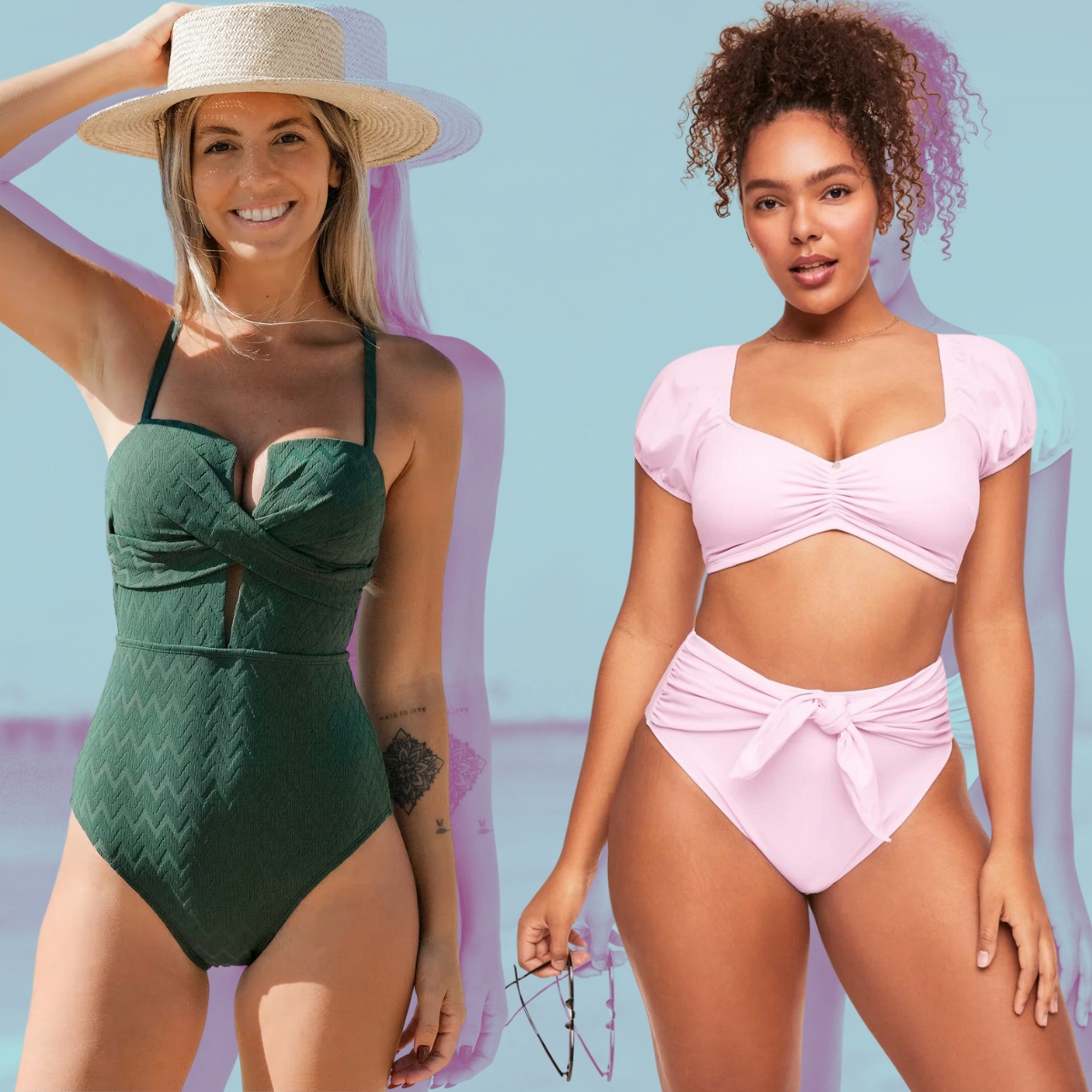 One Piece Swimsuit Bodysuit Bathing Suit Tummy Control Cut Out Beach Wear -  Power Day Sale