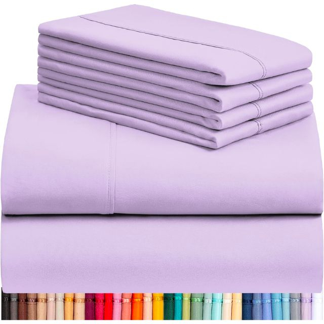 Cotton Comfort 2-Pack Lounge Bra - Lavender Mist/Grey Heather