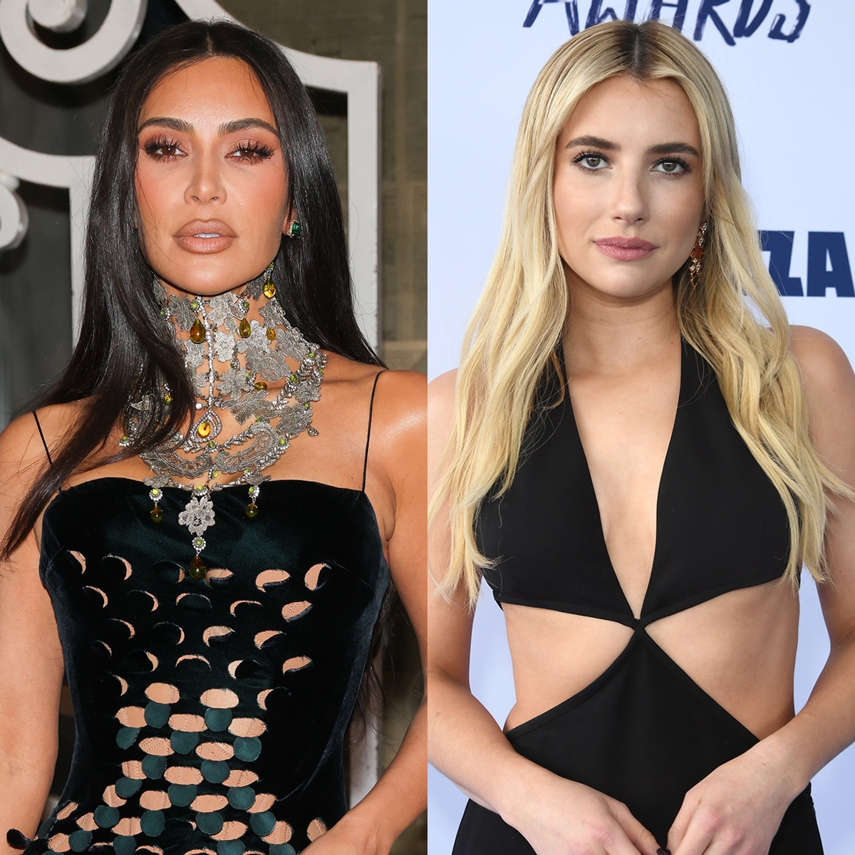 Kim Kardashian Kisses & Slaps Emma Roberts in AHS Trailer