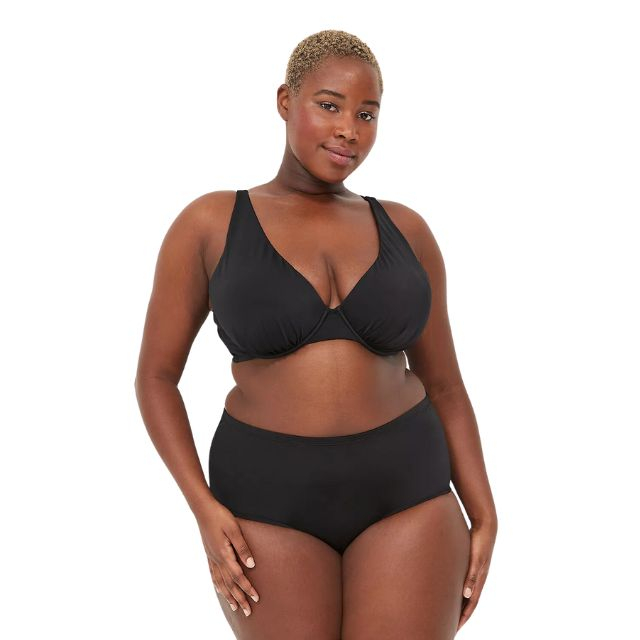 Swimsuits For All Women's Plus Size Crochet Bra Sized Underwire Bikini Top,  38 G - Tropical : Target
