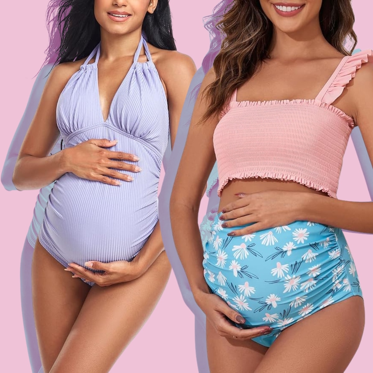 The Best Maternity Swimsuits That Are Also Perfect for Postpartum Life