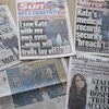 Kate Middleton Timeline, tabloid covers