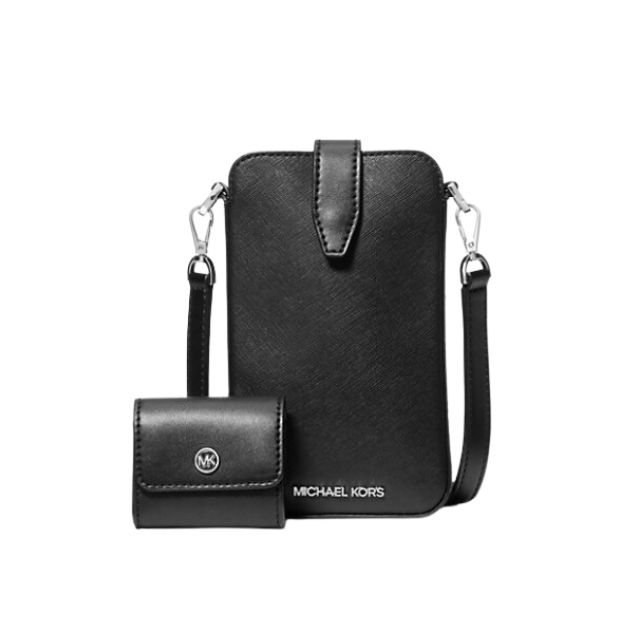 Jet Set Logo Crossbody Bag with Case for Apple Airpods Pro
