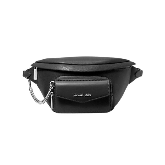 Michael michael kors round pebble leather fanny pack best sale