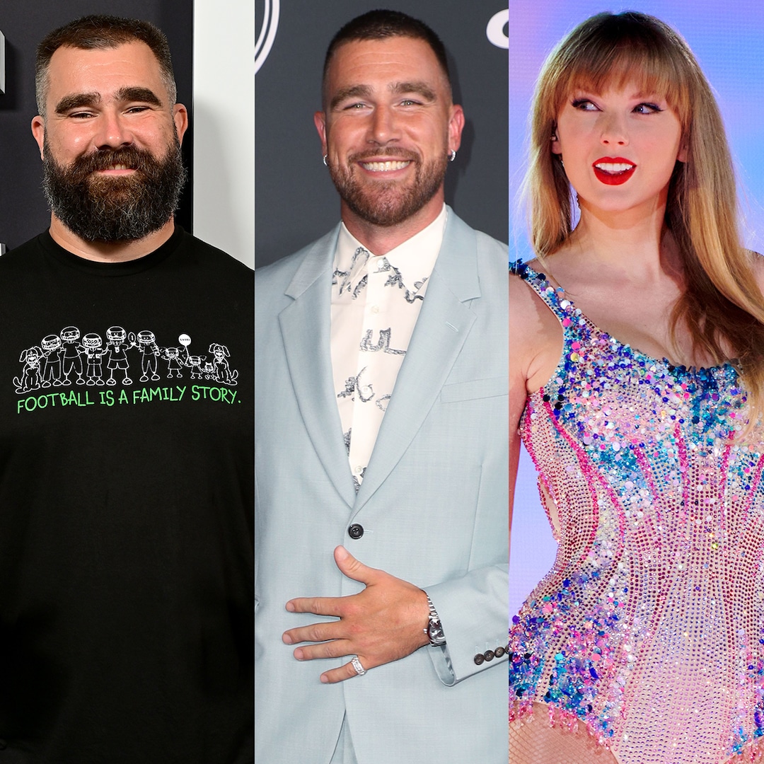 Jason Kelce Purrfectly Trolls Brother Travis Kelce With Taylor Swift Cat Joke – E! Online Jason Kelce Purrfectly Trolls Brother Travis Kelce With Taylor Swift Cat Joke – E! Online
