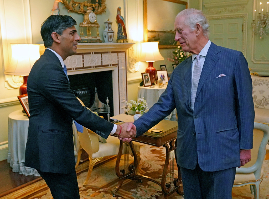 King Charles III, British Prime Minister Rishi Sunak