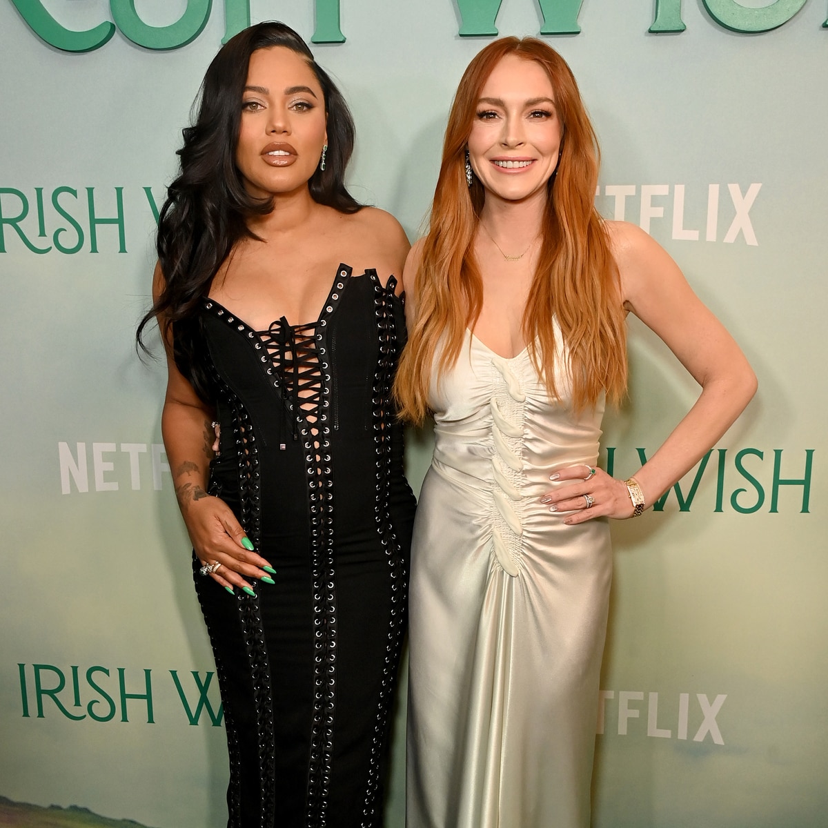 Ayesha Curry, Lindsay Lohan, Irish Wish New York Premiere