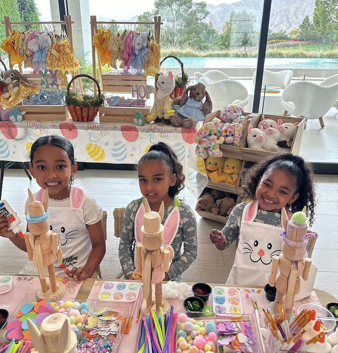 Inside the Kardashian Kids' Eggs-Cellent Easter 2024 Celebration, image size:1080x1128