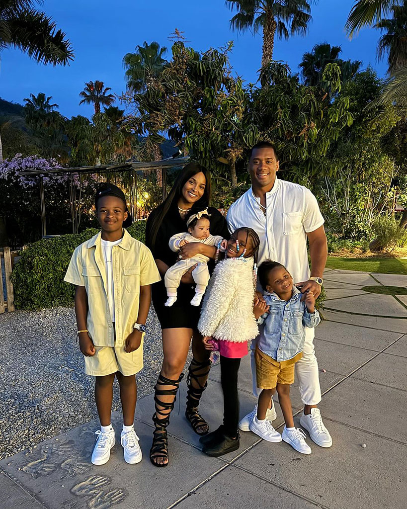 Russell Wilson, Ciara, Future, Sienna, Win, Amora, Easter 2024, Instagram