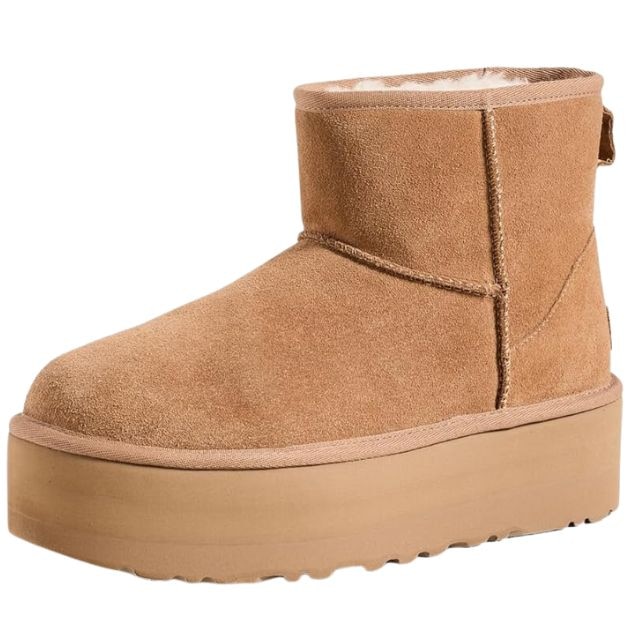 ショートブーツ・ブーティ UGG 'Mini Classic II' Beige Pull-On Boots in Suede Woman Women's UGG® Ankle Boots & Booties | Nordstrom
