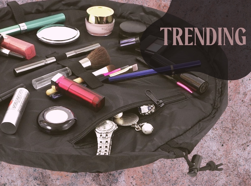 Shop Lay-n-Go Cosmo Drawstring Cosmetic & Makeup Bag Organizer   