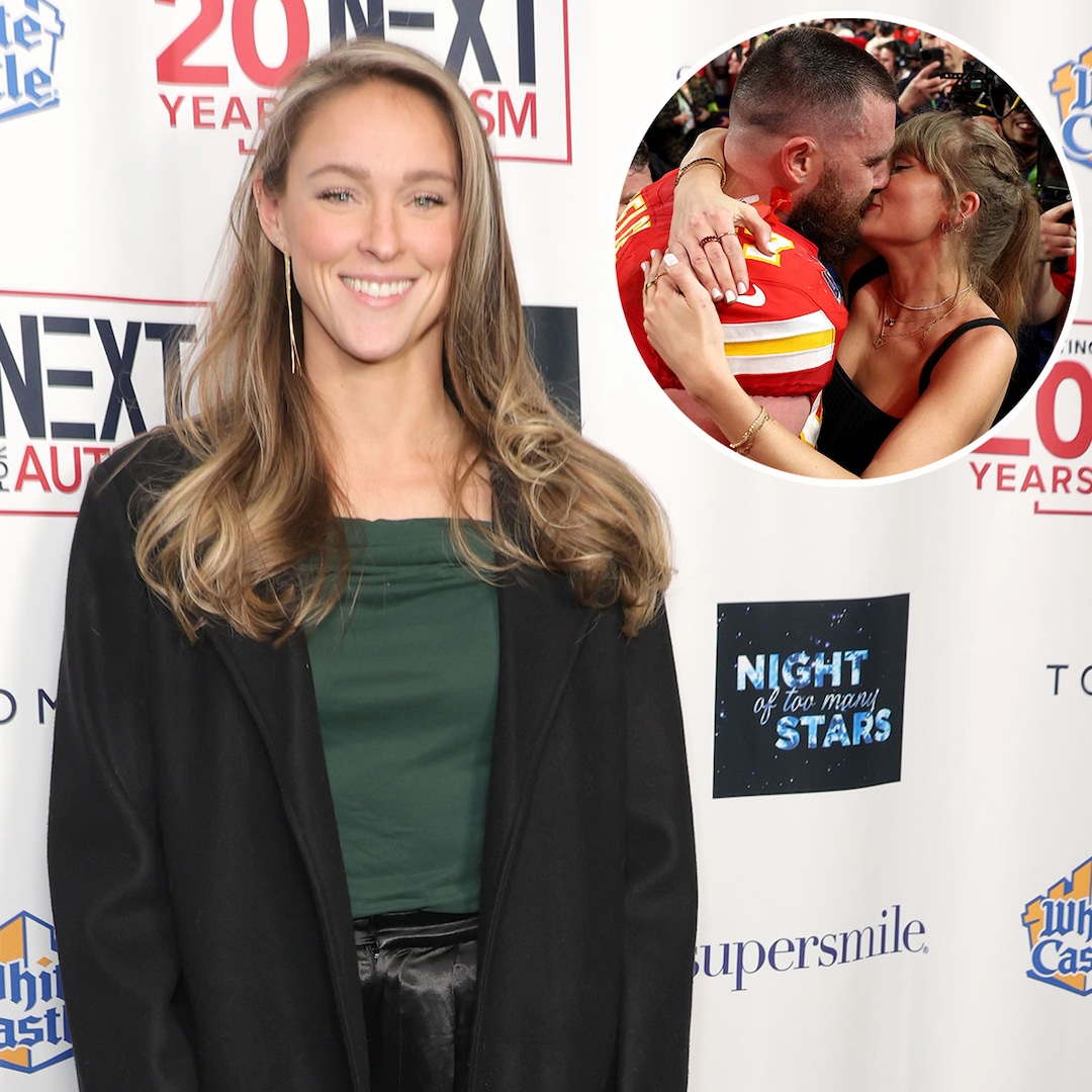 Kylie Kelce Weighs in on “Amazing” Travis Kelce & Taylor Swift Romance Kylie Kelce Weighs in on “Amazing” Travis Kelce & Taylor Swift Romance