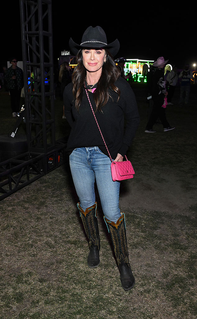 Kyle Richards, Neon Carnival, Coachella 2024 Weekend