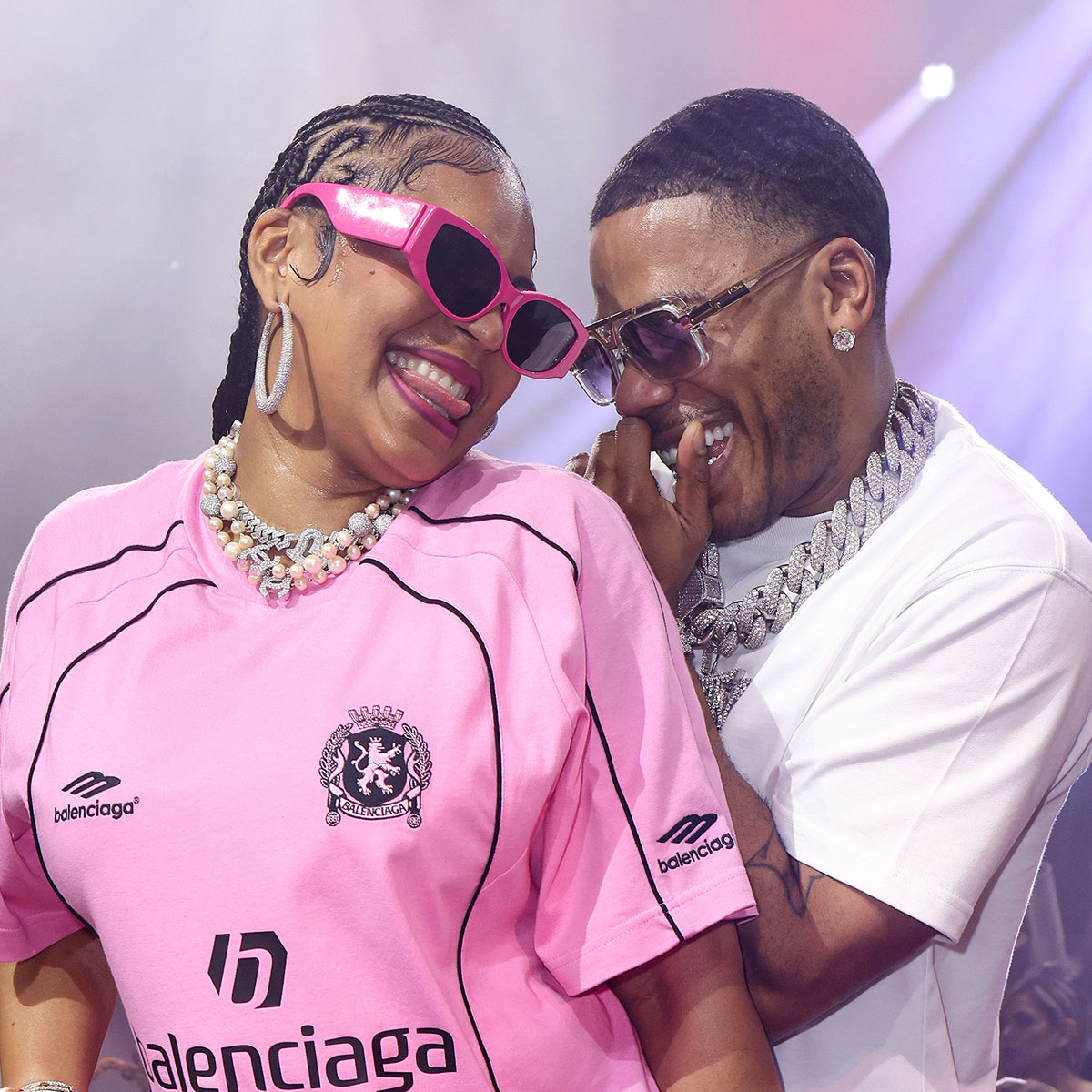 Nelly, Ashanti, Pregnant, E11EVEN Miami, 2024