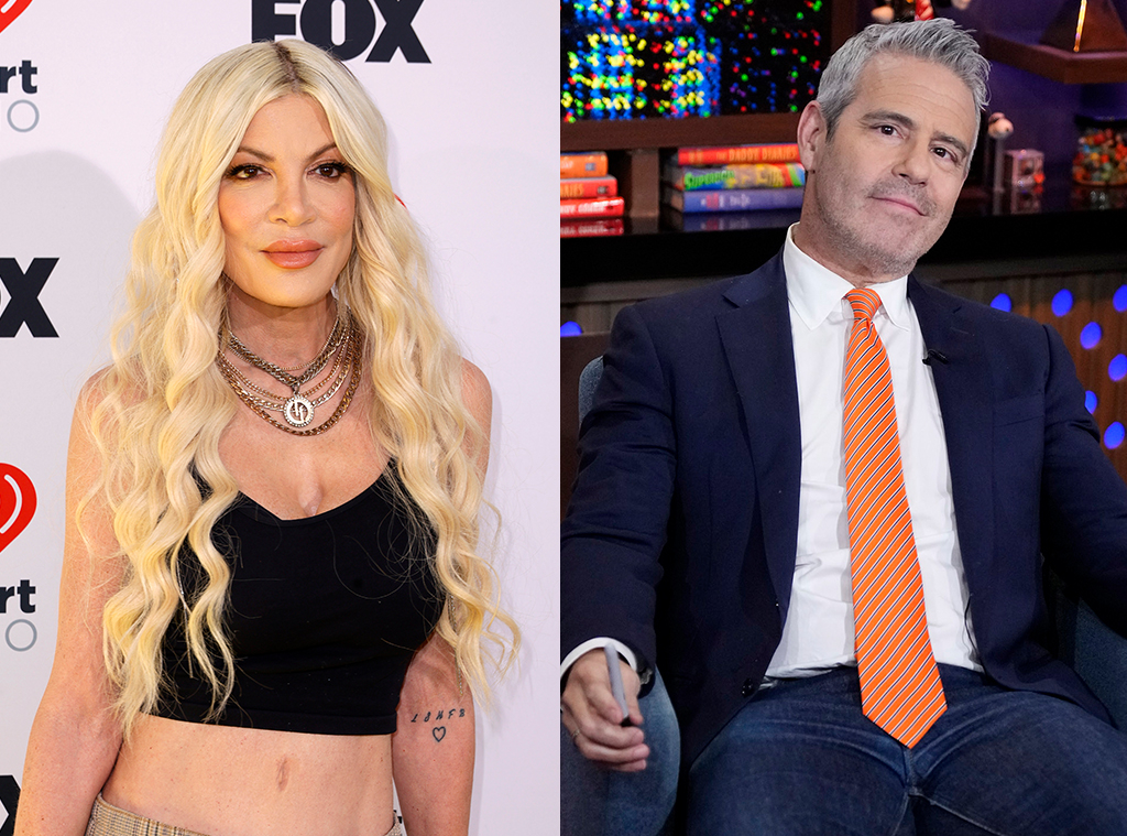 Tori Spelling, Andy Cohen