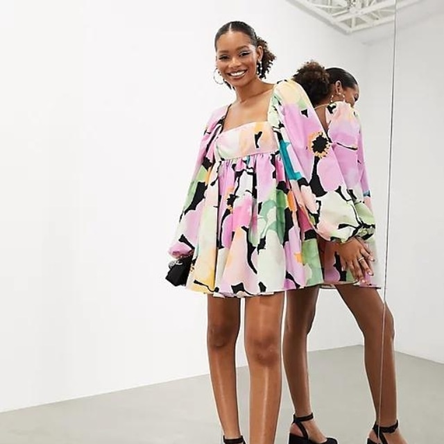 garden glory mini dress Garden Dream Tube Mini Dress