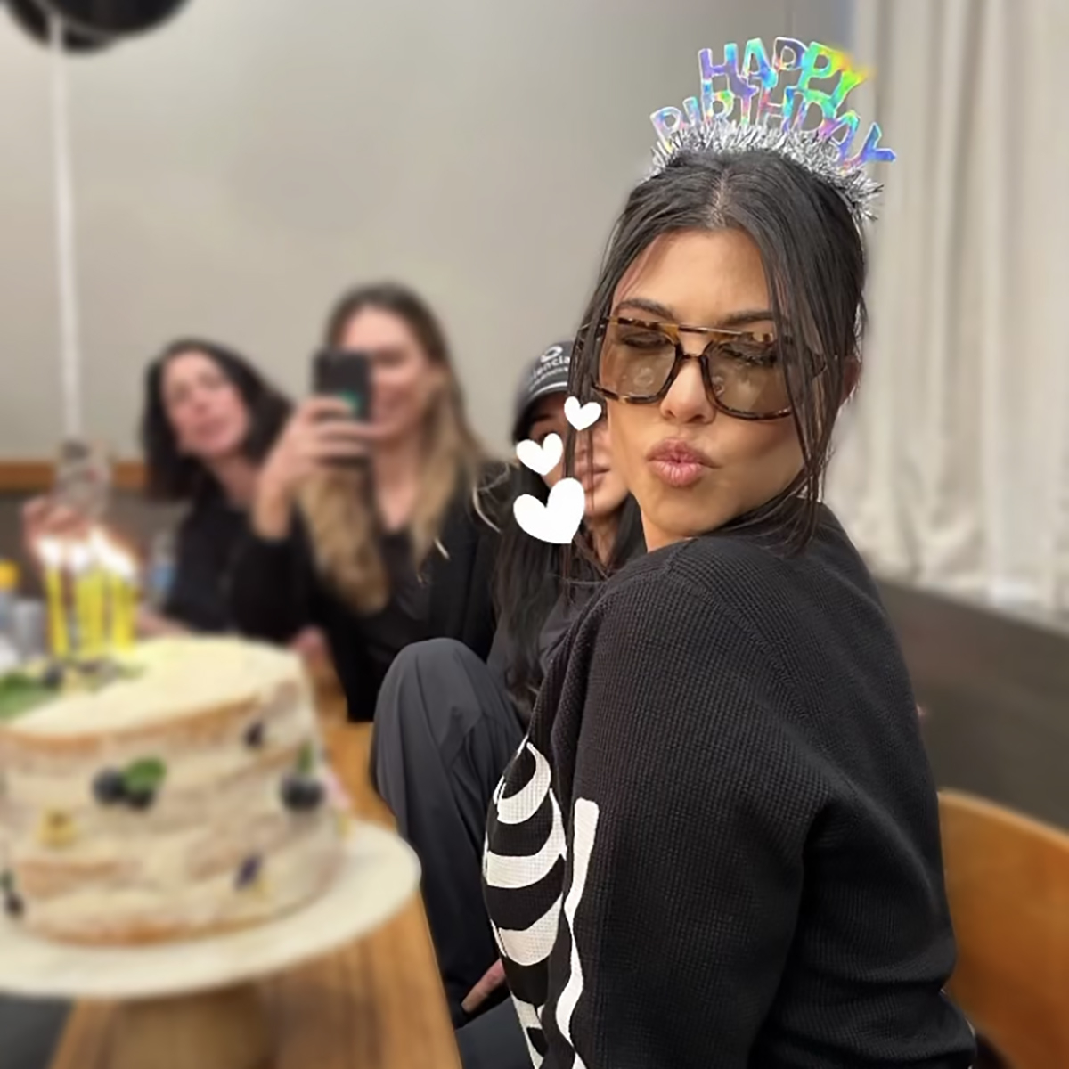 Photos from Kourtney Kardashian Celebrates 45th Birthday at IHOP