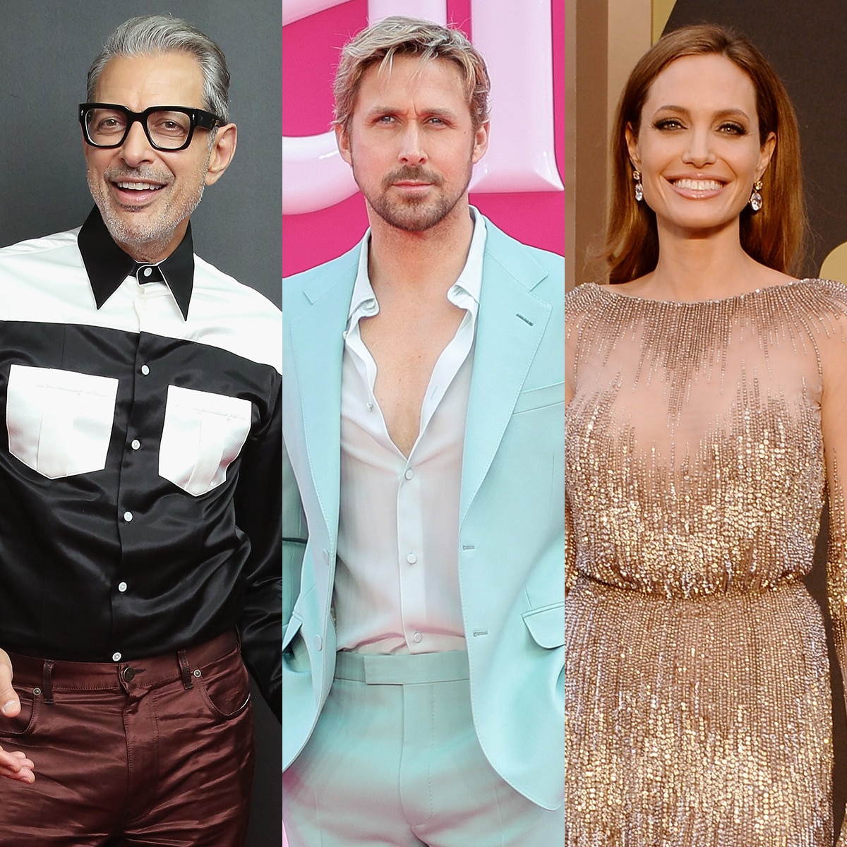 Jeff Goldblum, Ryan Gosling, Angelina Jolie Split