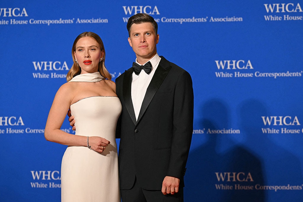 Colin Jost detalha o vínculo entre filho e filha de Scarlett Johansson