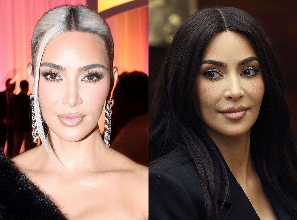 Kim Kardashian, Hair Transformation, Blonde, 2024
