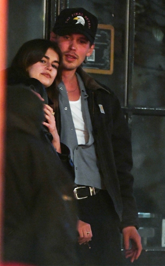 Kaia Gerber & Austin Butler Get Cozy During Rare Date Night