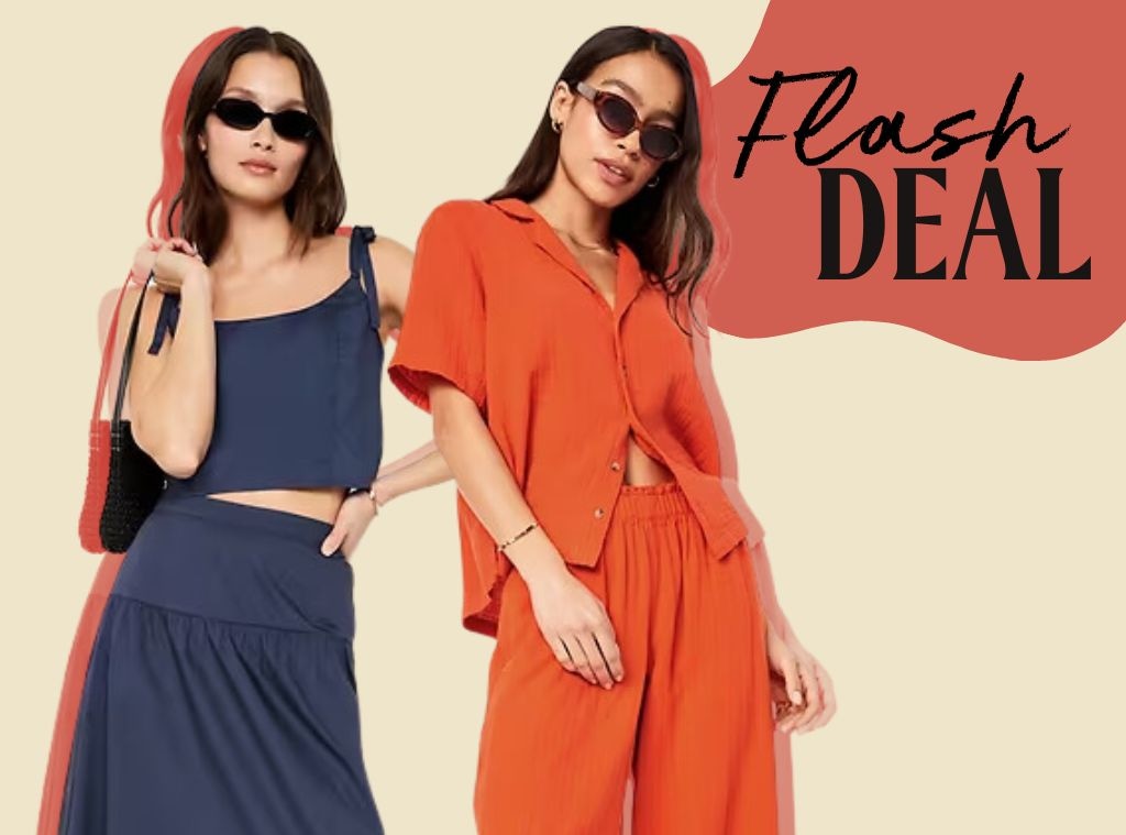 Old Navy's Hot Fire Sale Keeps You Cool With Chic Linen & Matching Set Old Navy's Hot Fire Sale Keeps You Cool With Chic Linen & Matching Set