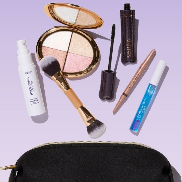 near by us / tarte bag（3size／cozy cream） Tarte Creaseless Full Coverage Concealer + Eye Cream Hybrid