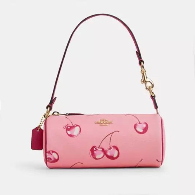 Pink coach purse outlet on sale