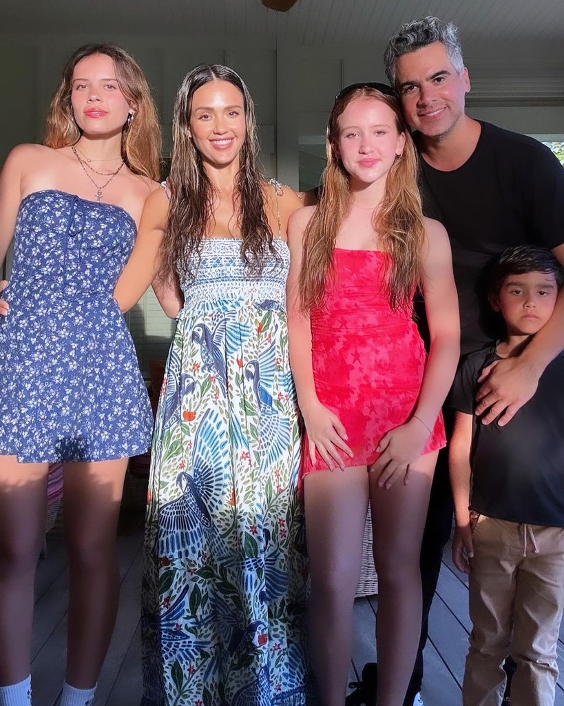 Jessica Alba, Cash Warren, Honor Warren, Haven Warren, Hayes Warren