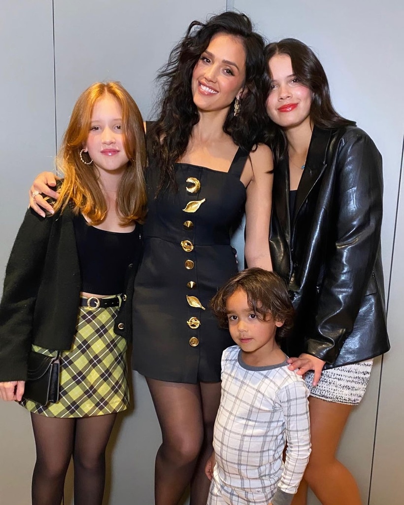 Jessica Alba, Honor Warren, Haven Warren, Hayes Warren