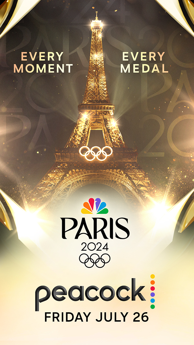 2024 Paris Summer Olympics Key Art, NBC, Peacock