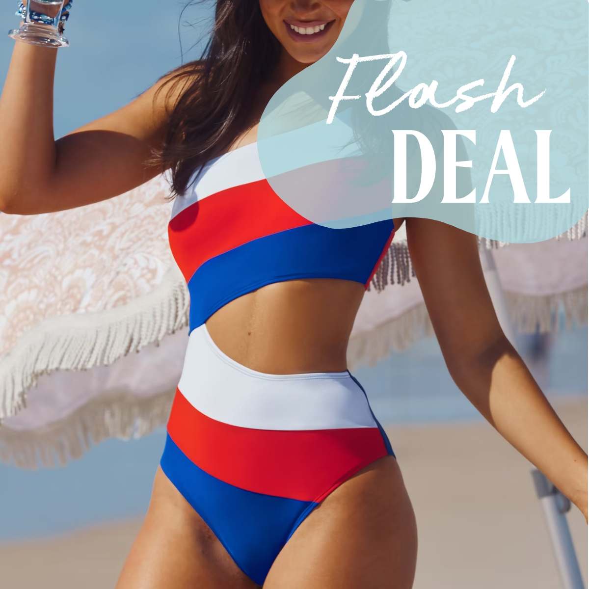 Score 85% off Swimsuits & More