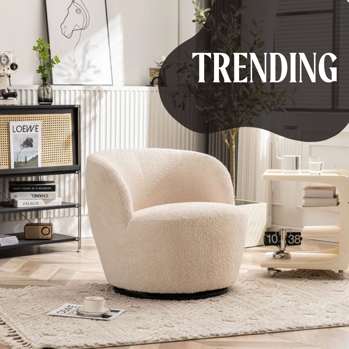 How To Style The Viral Boucle Furniture Trend In Your Home