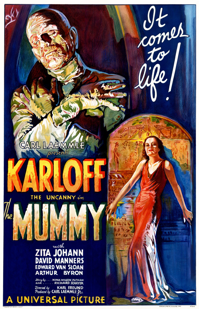 The Mummy secrets, The Mummy 1932 poster