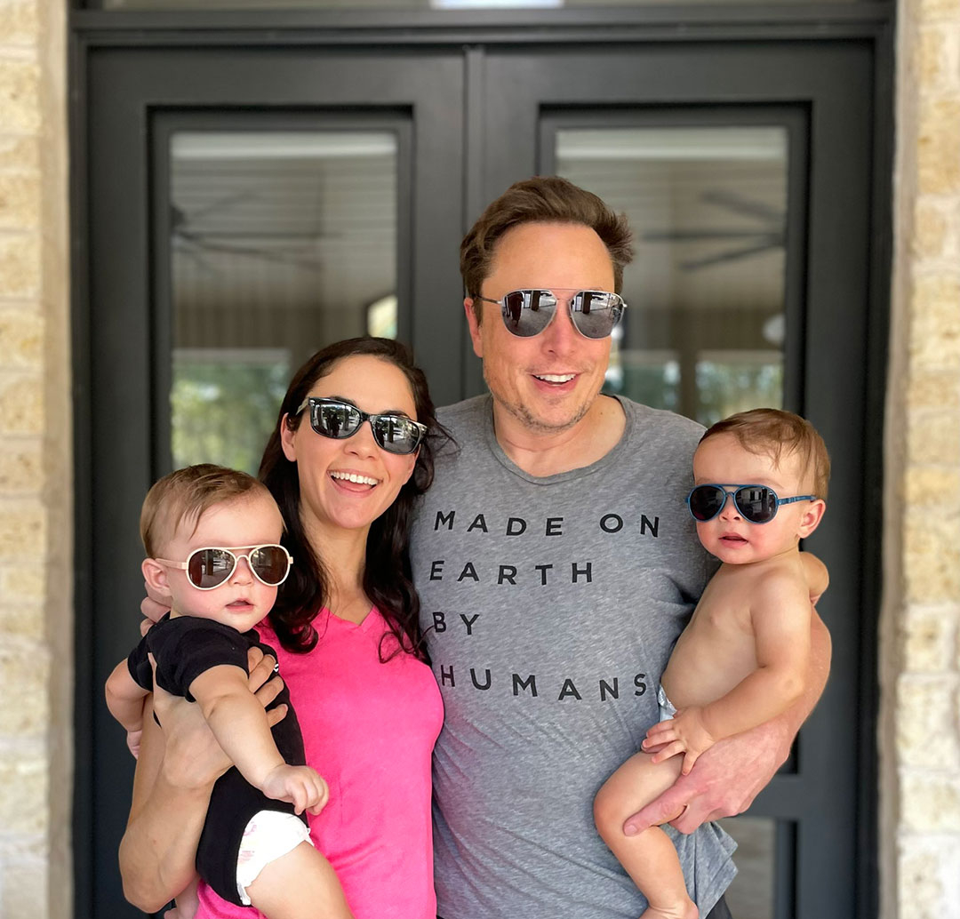 Elon Musk, Shivon Zilis, Twins, Strider, Azure, 2023