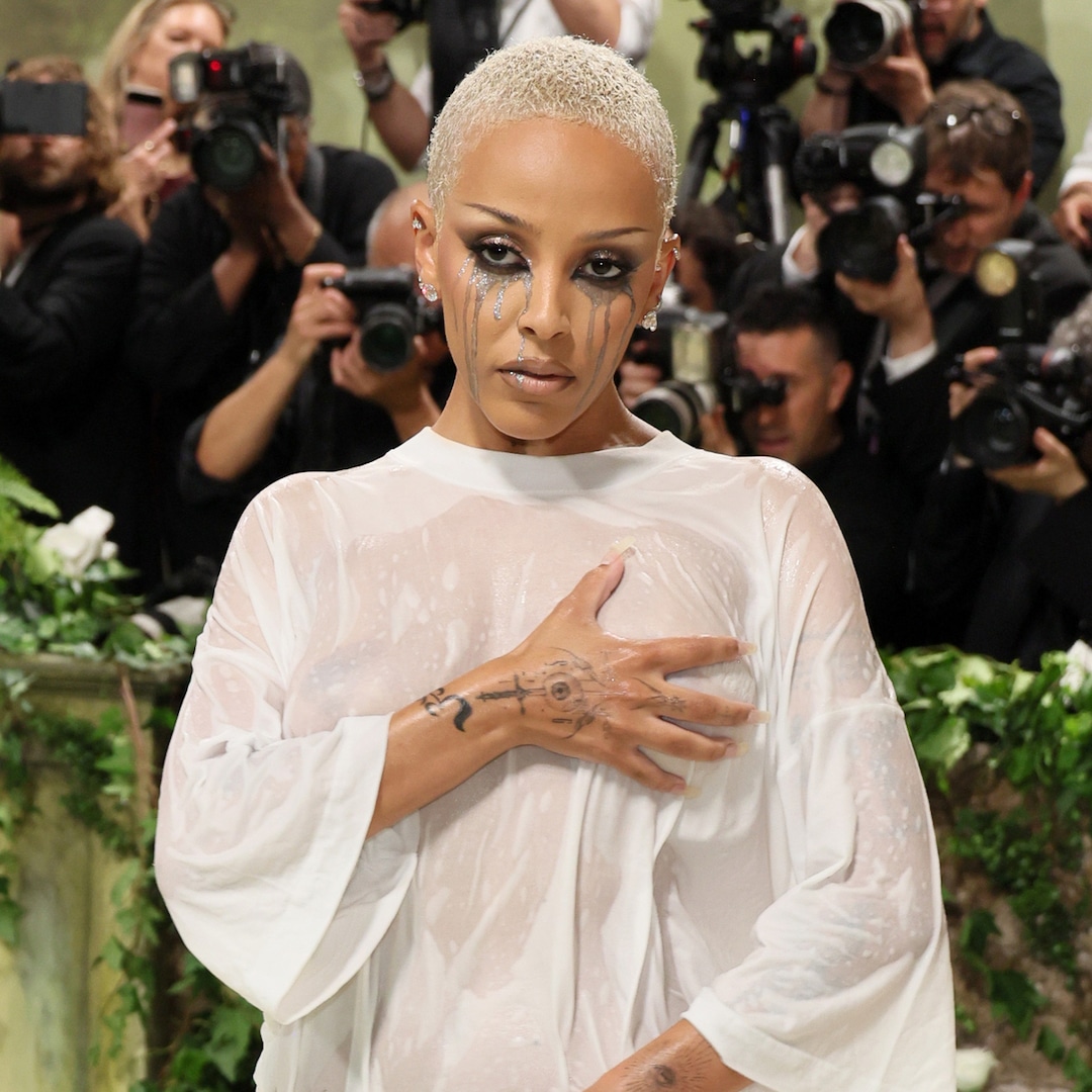 How Doja Cat’s Wet T-Shirt Look at 2024 Met Gala Was On-Theme