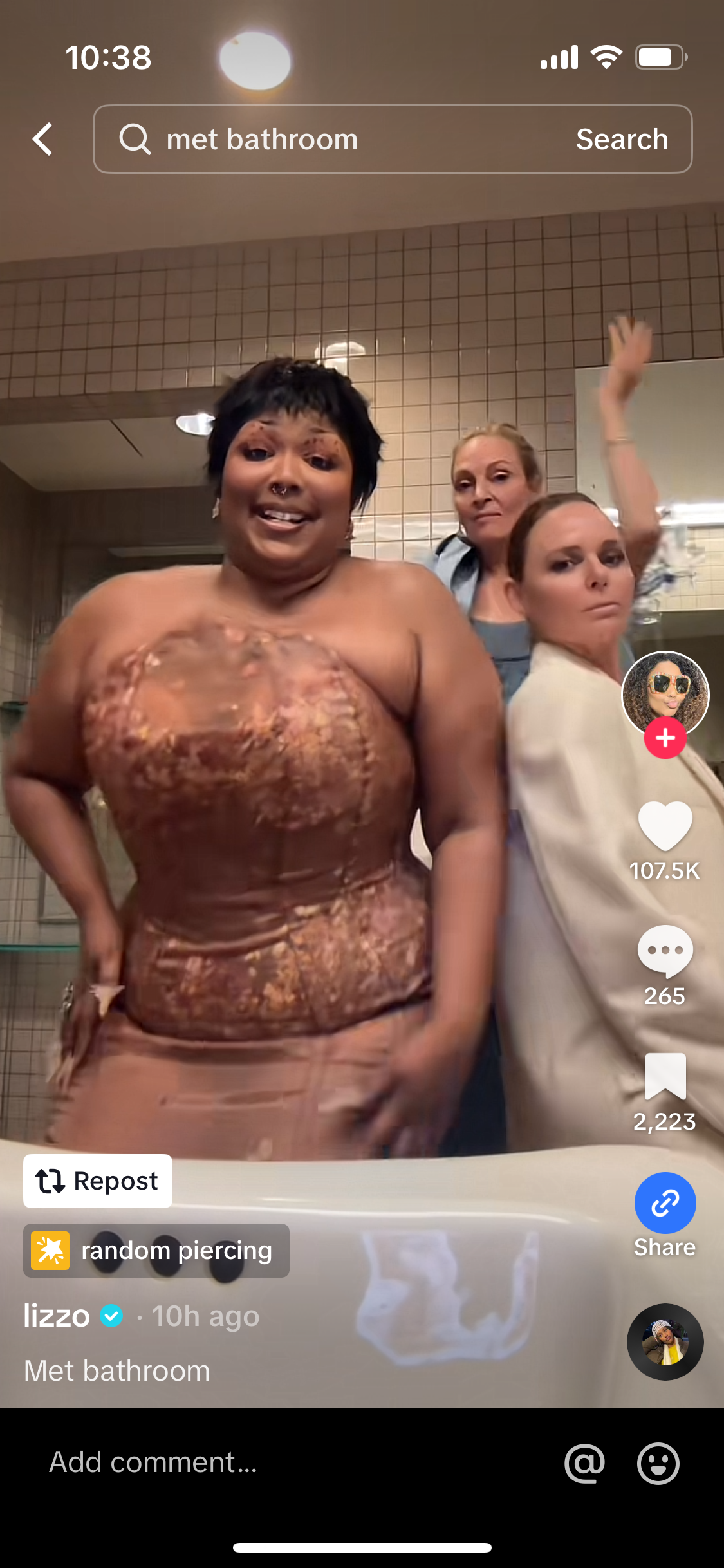 Lizzo, Uma Thurman, Stella Mccartney, Met Gala 2024, Selfies