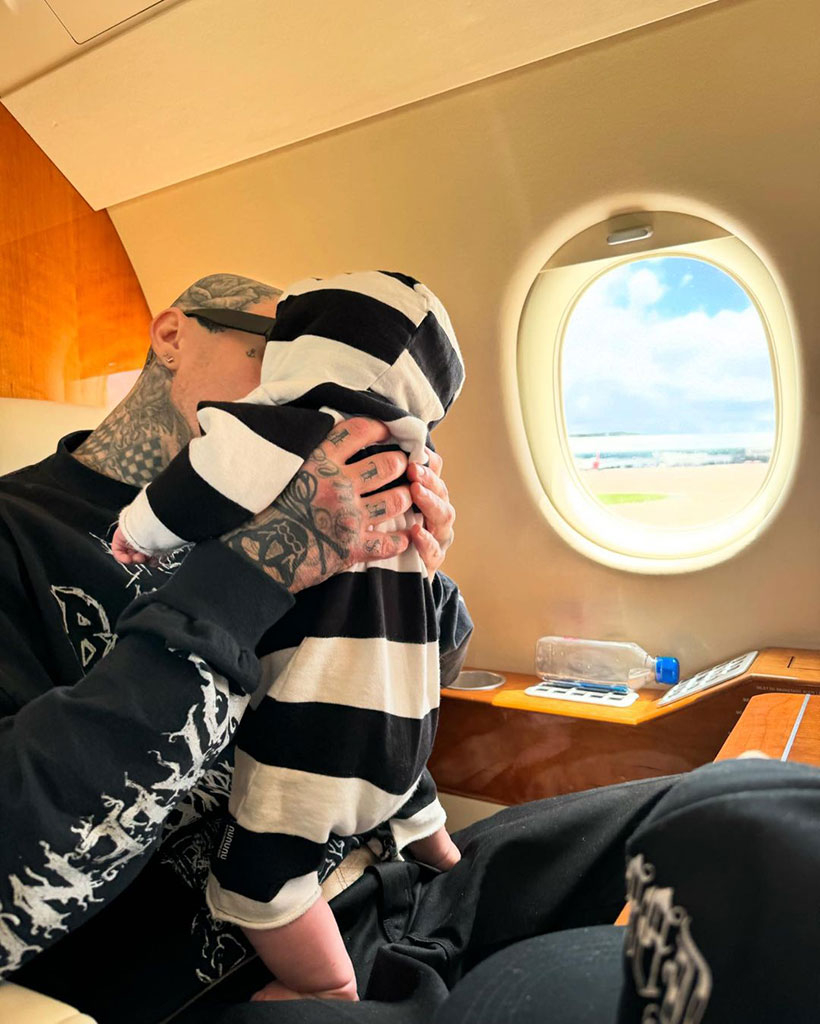 Travis Barker, Rocky Thirteen Barker, Father's Day 2024, Instagram
