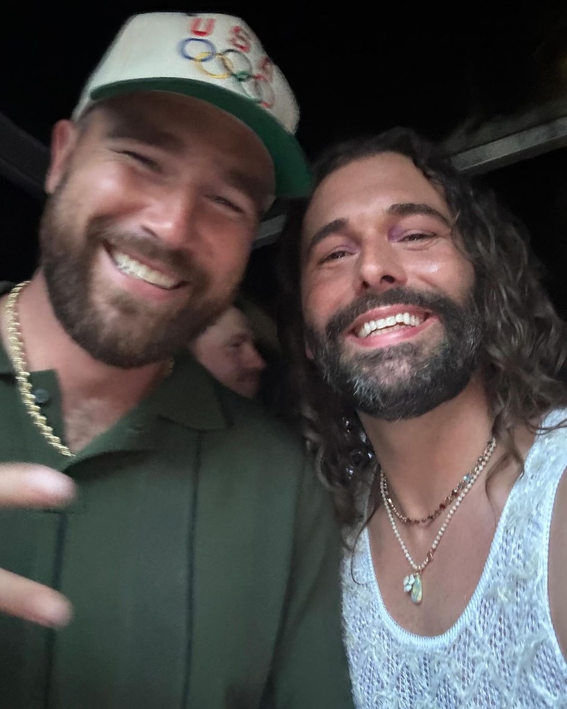 Jonathan Van Ness, Travis Kelce, Taylor Swift