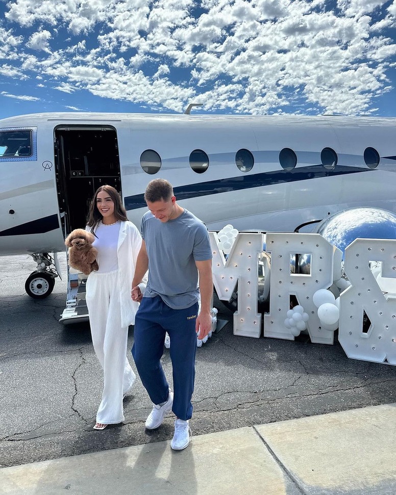 Olivia Culpo, Christian McCaffrey, Wedding Week