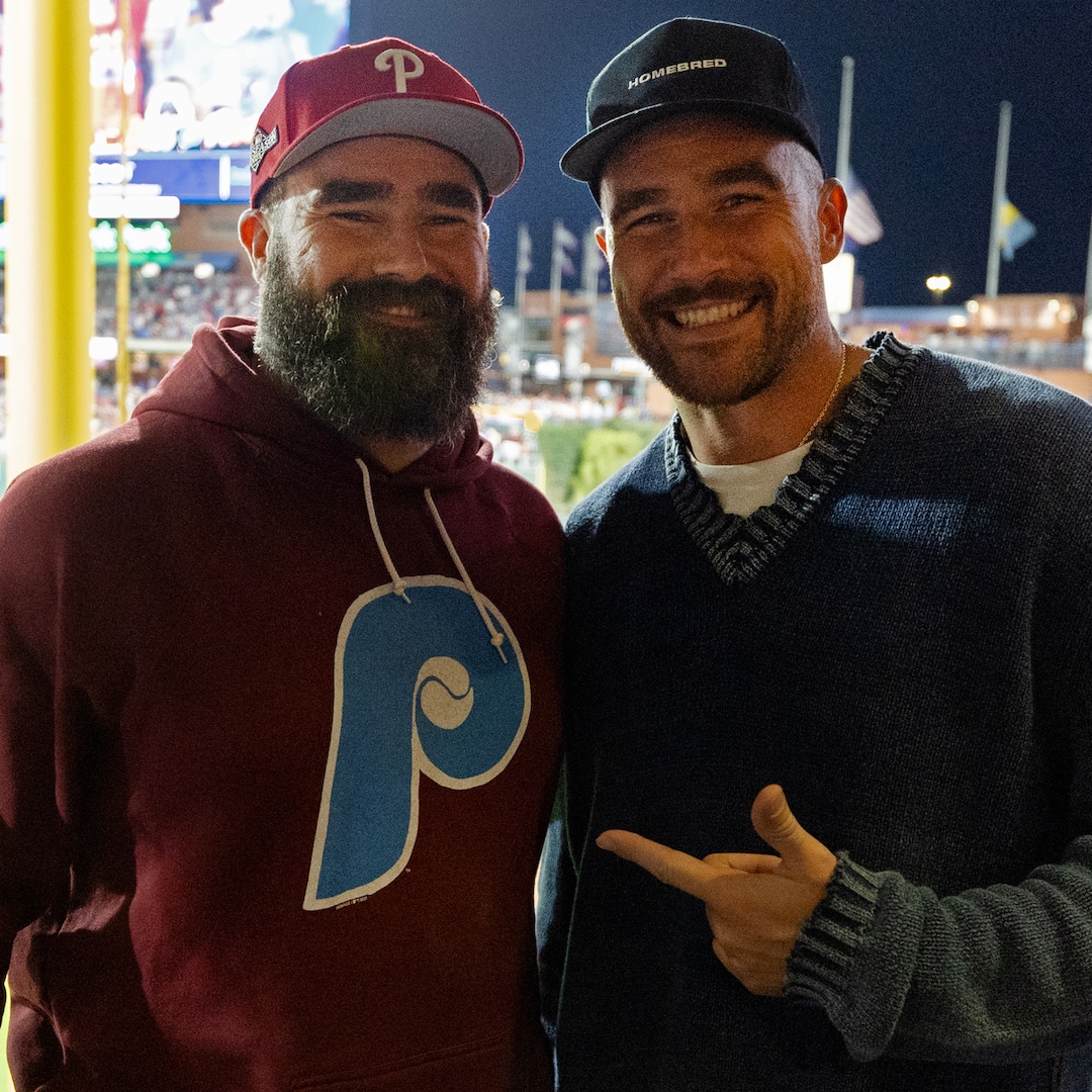 Travis Kelce Reacts to NSFW Confession About Jason Kelce’s Manhood – E! Online Travis Kelce Reacts to NSFW Confession About Jason Kelce’s Manhood – E! Online