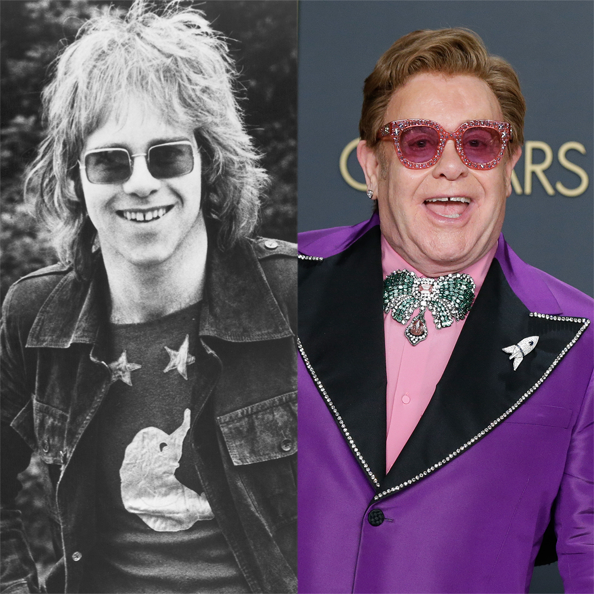 Elton John, through the years