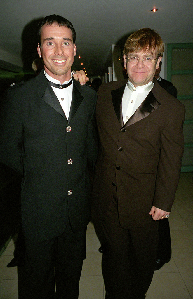 Elton John, David Furnish, 1996, through the years