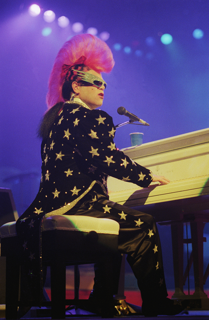 Elton John, 1986, through the years