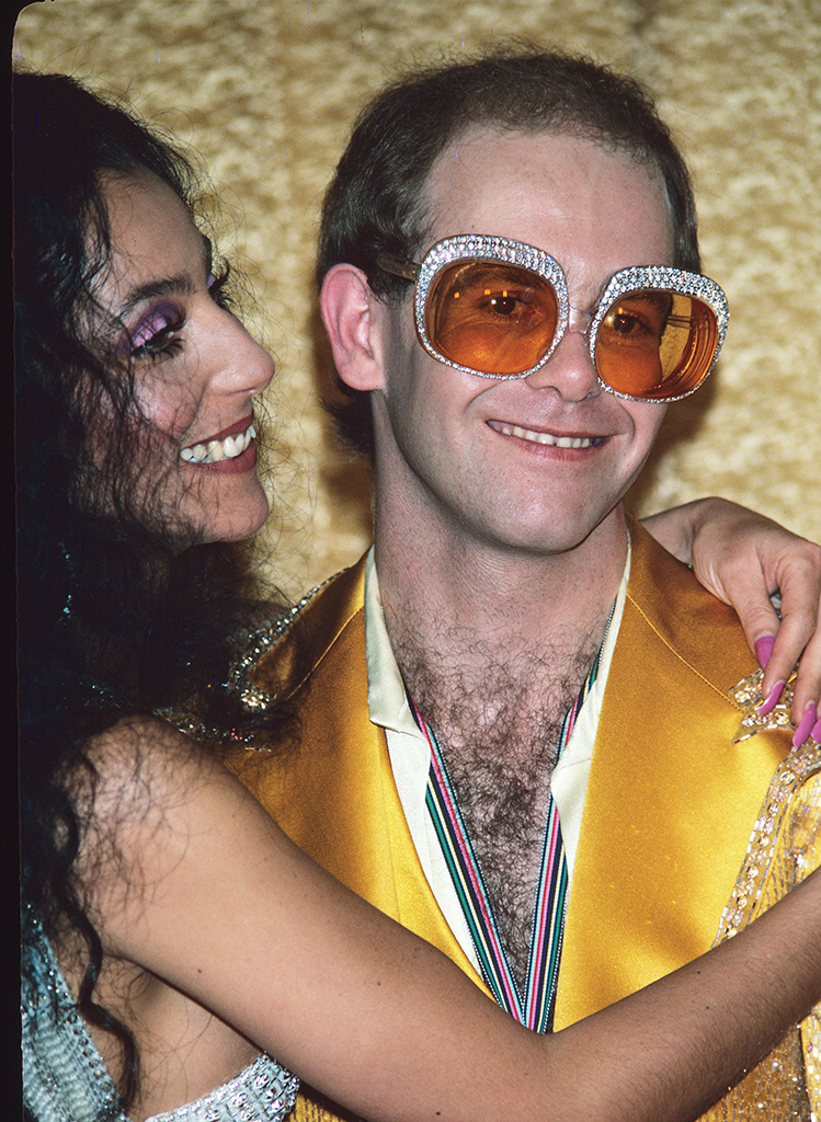 Elton John, Cher, 1975, through the years