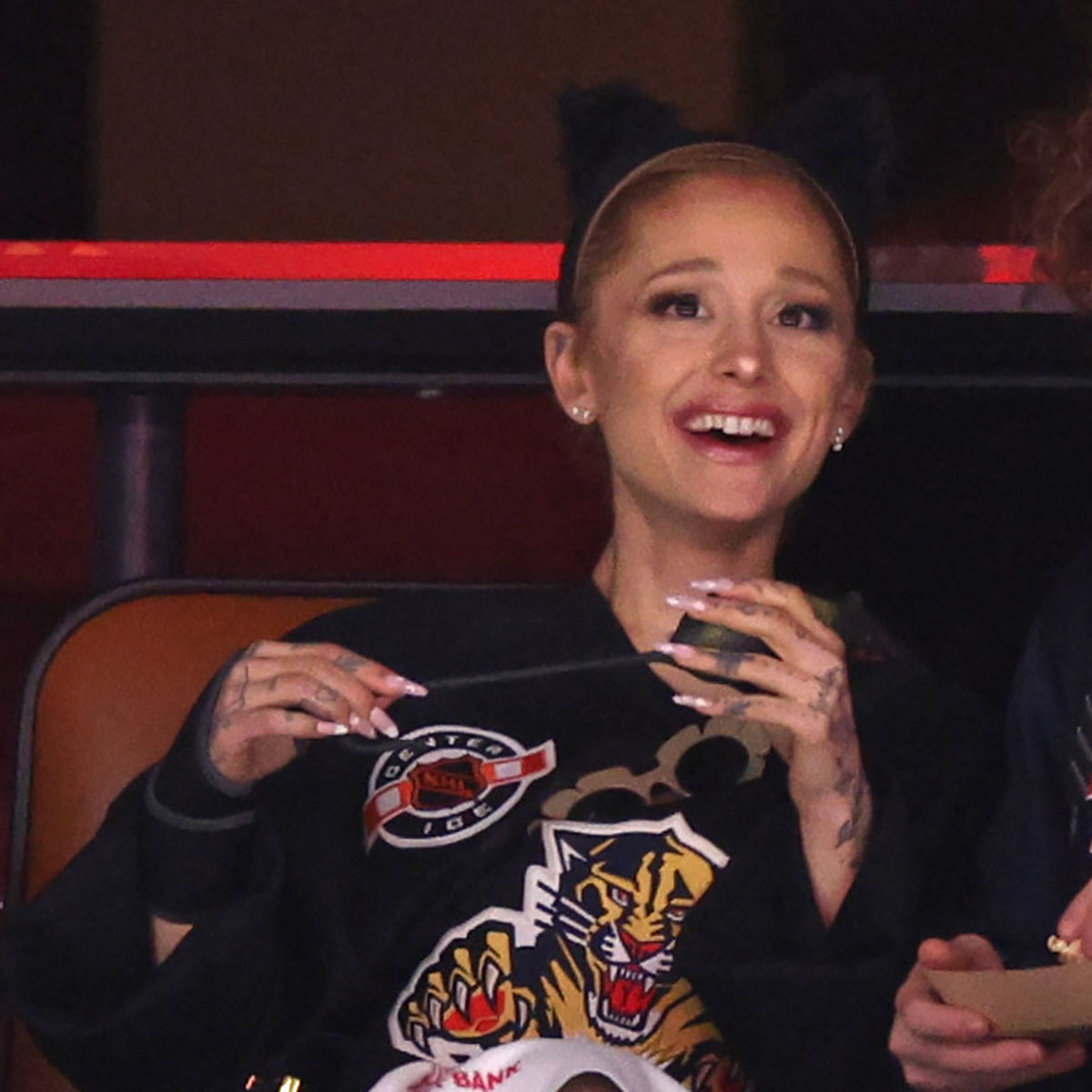 Ariana Grande and Ethan Slater Enjoy Date Night at Stanley Cup Final
