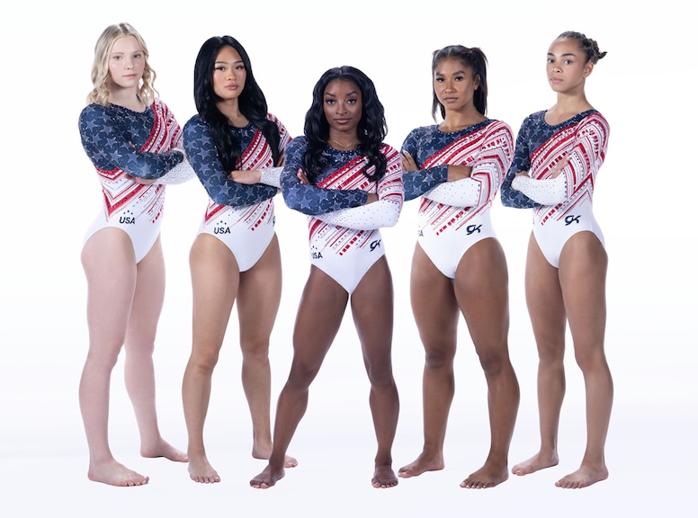 Simone Biles, Team USA gymnastics, 2024 Paris Olympics, uniforms, leotards