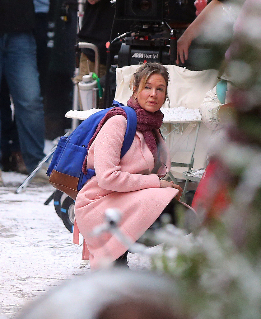 Renee Zellweger, Set of Bridget Jones 4